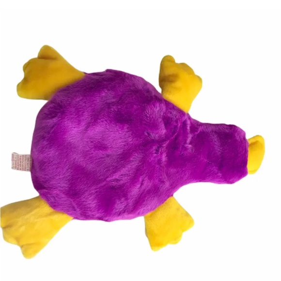 TY Beanie Baby Patti, Purple, Yellow Duck Platypus 1998 Tag Attached 14" - Picture 5 of 10